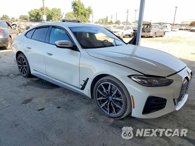 Czwarte zdjęcie samochodu z boku: 2024 BMW I4 EDRIVE 40 VIN:WBY73AW01RFS97937 - miniatura