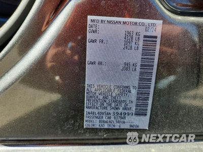 Zdjęcie 12 z 12 samochodu: 2024 NISSAN ALTIMA SV VIN:1N4BL4DV5RN394999 - miniatura