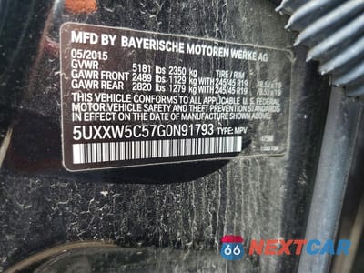 Zdjęcie 13 z 13 samochodu: 2016 BMW X4 XDRIVE35I VIN:5UXXW5C57G0N91793 - miniatura