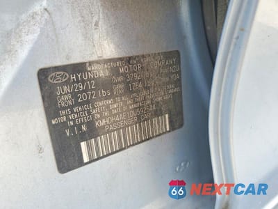 Zdjęcie 13 z 13 samochodu: 2013 HYUNDAI ELANTRA GLS VIN:KMHDH4AE1DU592644 - miniatura