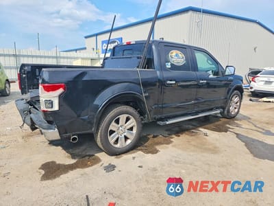 Trzecie zdjęcie samochodu z tyłu: 2018 FORD F150 SUPERCREW VIN:1FTEW1C59JFC85698 - miniatura