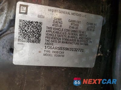 Zdjęcie 12 z 12 samochodu: 2019 CADILLAC CTS LUXURY VIN:1G6AR5SS9K0132721 - miniatura