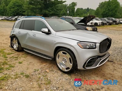 Czwarte zdjęcie samochodu z boku: 2026 MERCEDES-BENZ GLS 63 AMG 4MATIC VIN:4JGFF8KE8TB629039 - miniatura