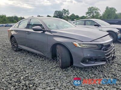 Czwarte zdjęcie samochodu z boku: 2021 HONDA ACCORD EXL VIN:1HGCV1F56MA064732 - miniatura