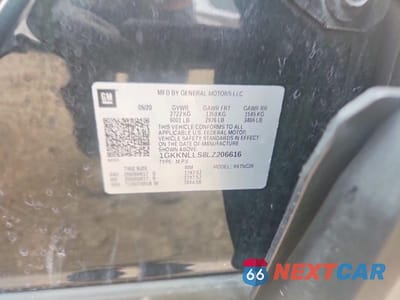 Zdjęcie 12 z 12 samochodu: 2020 GMC ACADIA AT4 VIN:1GKKNLLS8LZ206616 - miniatura