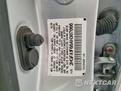 Zdjęcie 12 z 12 samochodu: 2010 HONDA CIVIC LX-S VIN:2HGFA1F68AH307066 - miniatura