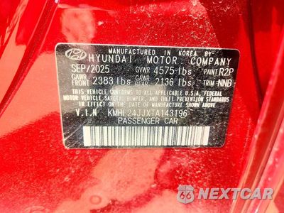 Zdjęcie 13 z 13 samochodu: 2026 HYUNDAI SONATA HYBRID BLUE VIN:KMHL24JJXTA143196 - miniatura