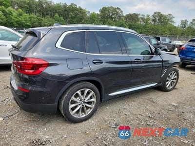 Trzecie zdjęcie samochodu z tyłu: 2019 BMW X3 XDRIVE30I VIN:5UXTR9C56KLR07513 - miniatura