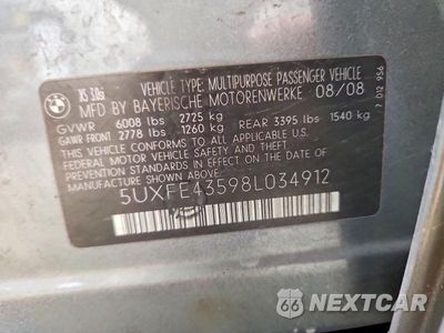 Zdjęcie 13 z 13 samochodu: 2008 BMW X5 3.0I VIN:5UXFE43598L034912 - miniatura
