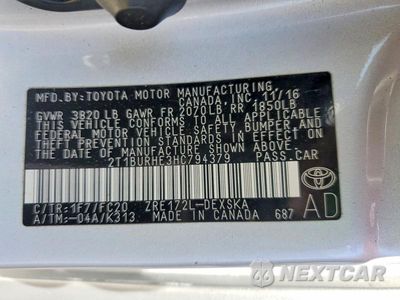 Zdjęcie 12 z 12 samochodu: 2017 TOYOTA COROLLA SE VIN:2T1BURHE3HC794379 - miniatura