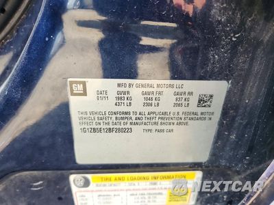 Zdjęcie 12 z 12 samochodu: 2011 CHEVROLET MALIBU LS VIN:1G1ZB5E12BF280223 - miniatura