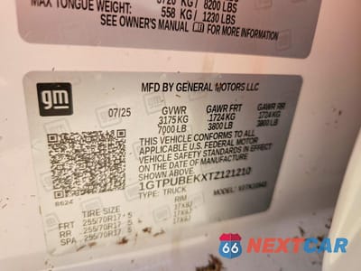 Zdjęcie 12 z 12 samochodu: 2026 GMC SIERRA K1500 SLE VIN:1GTPUBEKXTZ121210 - miniatura