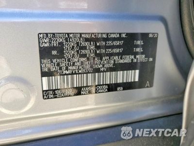 Zdjęcie 14 z 14 samochodu: 2020 TOYOTA RAV4 LE VIN:2T3MWRFV1LW093702 - miniatura