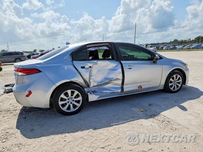 Trzecie zdjęcie samochodu z tyłu: 2022 TOYOTA COROLLA LE VIN:JTDEPMAE6NJ225009 - miniatura