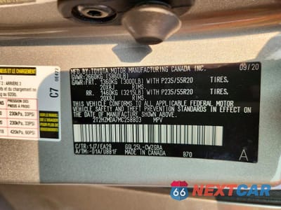 Zdjęcie 13 z 13 samochodu: 2021 LEXUS RX 350 VIN:2T2HZMDA7MC258803 - miniatura