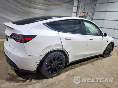 Trzecie zdjęcie samochodu z tyłu: 2021 TESLA MODEL Y VIN:5YJYGDEE2MF191017 - miniatura