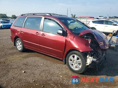 Czwarte zdjęcie samochodu z boku: 2008 TOYOTA SIENNA LE 7-PASSENGER VIN:5TDZK23CX8S223643 - miniatura