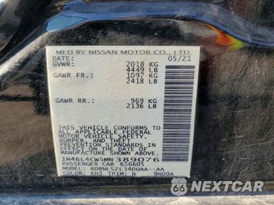 Zdjęcie 13 z 13 samochodu: 2021 NISSAN ALTIMA SR VIN:1N4BL4CW5MN389076 - miniatura
