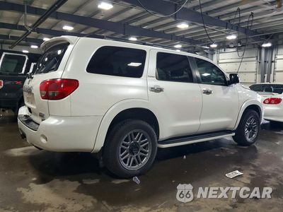 Trzecie zdjęcie samochodu z tyłu: 2014 TOYOTA SEQUOIA PLATINUM VIN:5TDDW5G18ES092457 - miniatura
