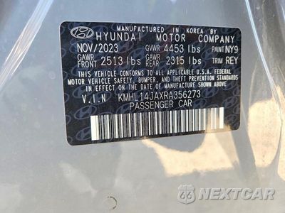Zdjęcie 12 z 12 samochodu: 2024 HYUNDAI SONATA SEL VIN:KMHL14JAXRA356273 - miniatura