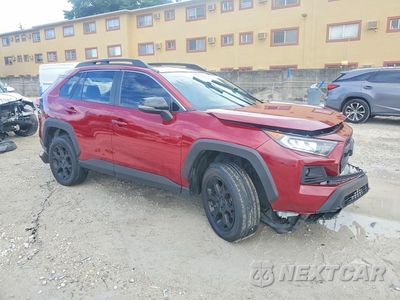 Czwarte zdjęcie samochodu z boku: 2020 TOYOTA RAV4 TRD OFF-ROAD VIN:2T3J1RFV6LC136059 - miniatura