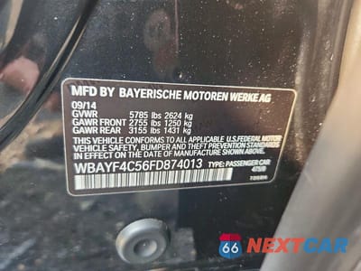 Zdjęcie 12 z 12 samochodu: 2015 BMW 740 LXI VIN:WBAYF4C56FD874013 - miniatura