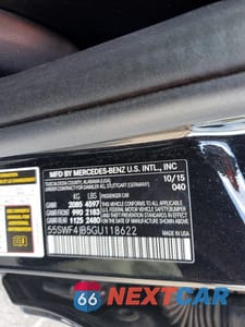 Zdjęcie 12 z 12 samochodu: 2016 MERCEDES-BENZ C 300 VIN:55SWF4JB5GU118622 - miniatura