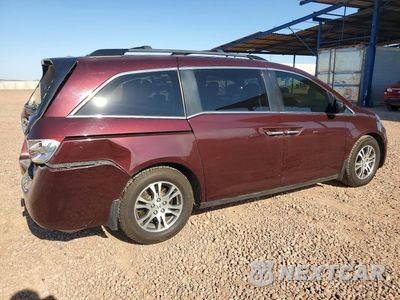 Trzecie zdjęcie samochodu z tyłu: 2011 HONDA ODYSSEY EXL VIN:5FNRL5H61BB032531 - miniatura