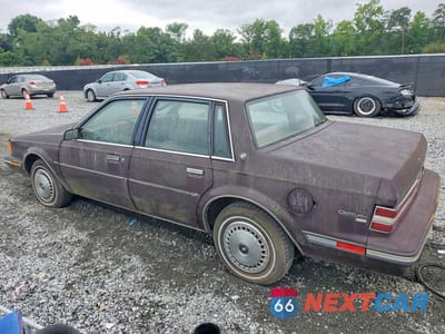 Drugie zdjęcie samochodu z przodu: 1987 BUICK CENTURY CUSTOM VIN:1G4AH51W9HT468537 - miniatura