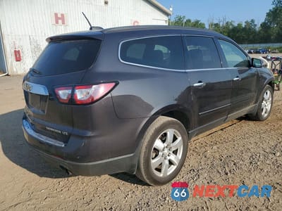 Trzecie zdjęcie samochodu z tyłu: 2016 CHEVROLET TRAVERSE LTZ VIN:1GNKVJKD2GJ241067 - miniatura