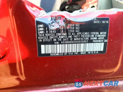 Zdjęcie 12 z 12 samochodu: 2017 SUBARU LEGACY SPORT VIN:4S3BNAR62H3035852 - miniatura