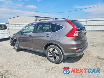 Drugie zdjęcie samochodu z przodu: 2016 HONDA CR-V TOURING VIN:5J6RM3H9XGL016810 - miniatura