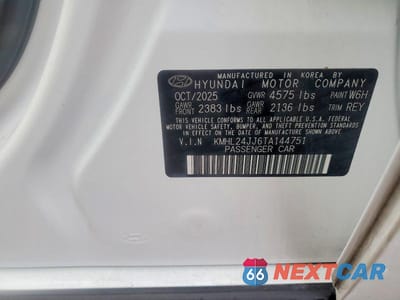 Zdjęcie 12 z 12 samochodu: 2026 HYUNDAI SONATA HYBRID BLUE VIN:KMHL24JJ6TA144751 - miniatura