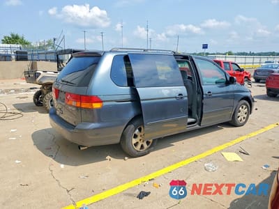 Trzecie zdjęcie samochodu z tyłu: 2003 HONDA ODYSSEY EX VIN:5FNRL18693B019326 - miniatura