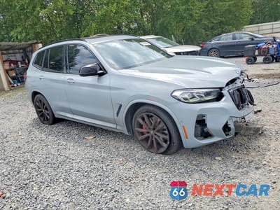 Czwarte zdjęcie samochodu z boku: 2022 BMW X3 M40I VIN:5UX83DP00N9L53427 - miniatura