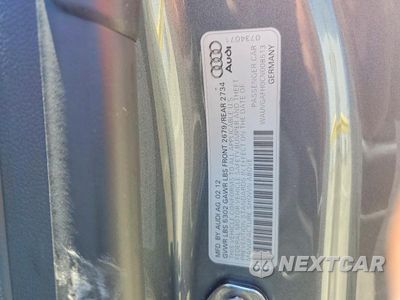 Zdjęcie 12 z 12 samochodu: 2012 AUDI S5 PRESTIGE VIN:WAUVGAFH0CN008513 - miniatura
