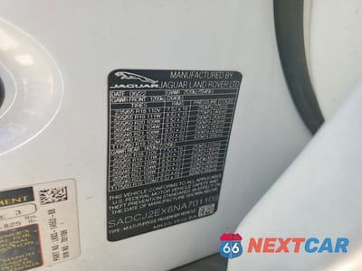 Zdjęcie 14 z 14 samochodu: 2022 JAGUAR F-PACE S VIN:SADCJ2EX6NA701109 - miniatura