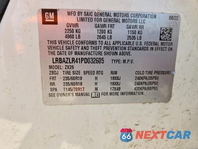 Zdjęcie 13 z 13 samochodu: 2023 BUICK ENVISION PREFERRED VIN:LRBAZLR41PD032605 - miniatura