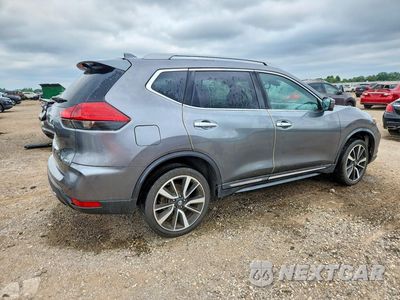 Trzecie zdjęcie samochodu z tyłu: 2017 NISSAN ROGUE SL VIN:5N1AT2MV2HC810734 - miniatura