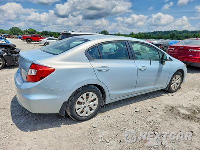 Trzecie zdjęcie samochodu z tyłu: 2012 HONDA CIVIC LX VIN:19XFB2F53CE060515 - miniatura