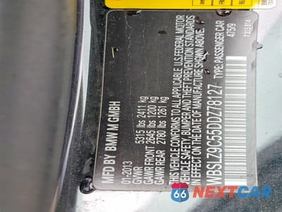 Zdjęcie 12 z 12 samochodu: 2013 BMW M6 VIN:WBSLZ9C55DDZ78127 - miniatura