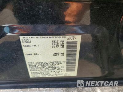 Zdjęcie 12 z 12 samochodu: 2017 NISSAN ALTIMA 2.5 S VIN:1N4AL3AP6HC295517 - miniatura
