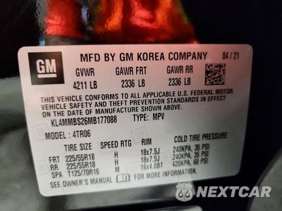 Zdjęcie 14 z 14 samochodu: 2021 BUICK ENCORE GX PREFERRED VIN:KL4MMBS26MB177088 - miniatura