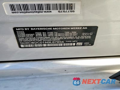 Zdjęcie 13 z 13 samochodu: 2022 BMW X7 XDRIVE40I VIN:5UXCW2C01N9L87856 - miniatura