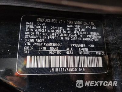 Zdjęcie 13 z 13 samochodu: 2021 NISSAN ROGUE SPORT S VIN:JN1BJ1AV5MW301049 - miniatura