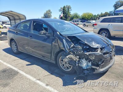 Czwarte zdjęcie samochodu z boku: 2019 TOYOTA PRIUS LE VIN:JTDKARFU9K3087855 - miniatura