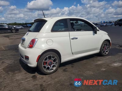 Trzecie zdjęcie samochodu z tyłu: 2013 FIAT 500 SPORT VIN:3C3CFFBR4DT629221 - miniatura
