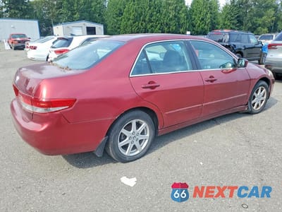 Trzecie zdjęcie samochodu z tyłu: 2003 HONDA ACCORD EX VIN:1HGCM66823A065319 - miniatura