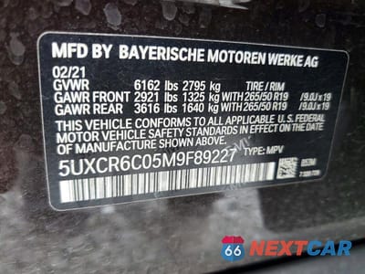 Zdjęcie 14 z 14 samochodu: 2021 BMW X5 XDRIVE40I VIN:5UXCR6C05M9F89227 - miniatura