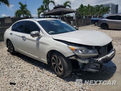 Czwarte zdjęcie samochodu z boku: 2017 HONDA ACCORD EXL VIN:1HGCR3F87HA019122 - miniatura